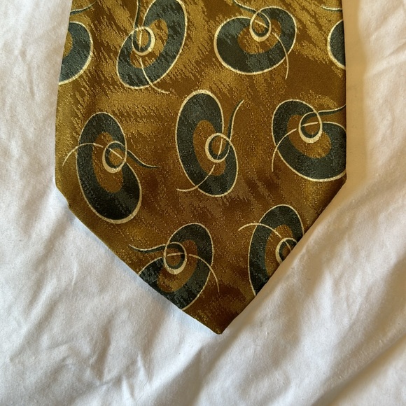 Giorgio Armani 80’s Patterned Tie - Picture 6 of 9